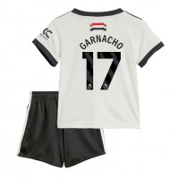 Manchester United Alejandro Garnacho #17 Tredje Dräkt Barn 2024-25 Kortärmad (+ Korta byxor)